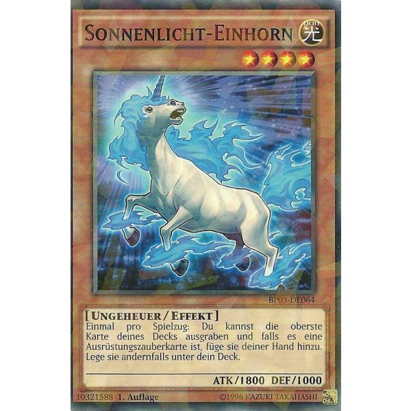 Sonnenlicht-Einhorn SHATTERFOIL BP03-DE064