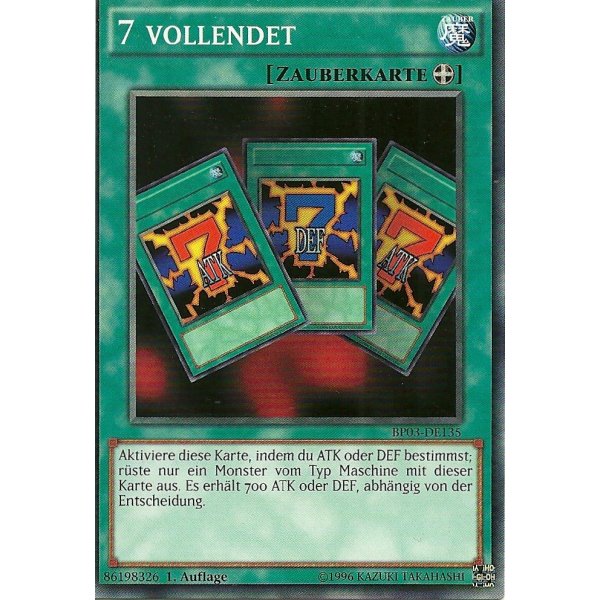 7 vollendet SHATTERFOIL BP03-DE135