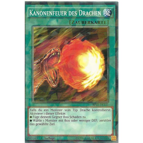 Kanonenfeuer des Drachen SHATTERFOIL BP03-DE141