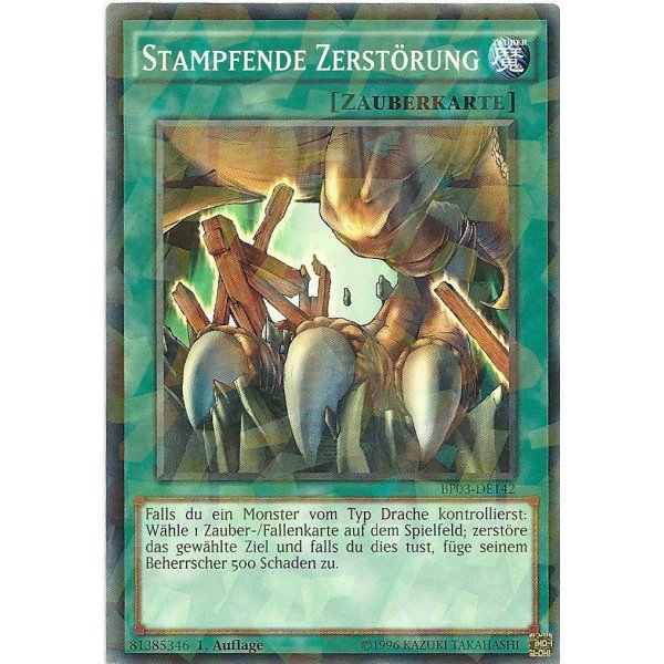 Stampfende Zerst&ouml;rung SHATTERFOIL BP03-DE142