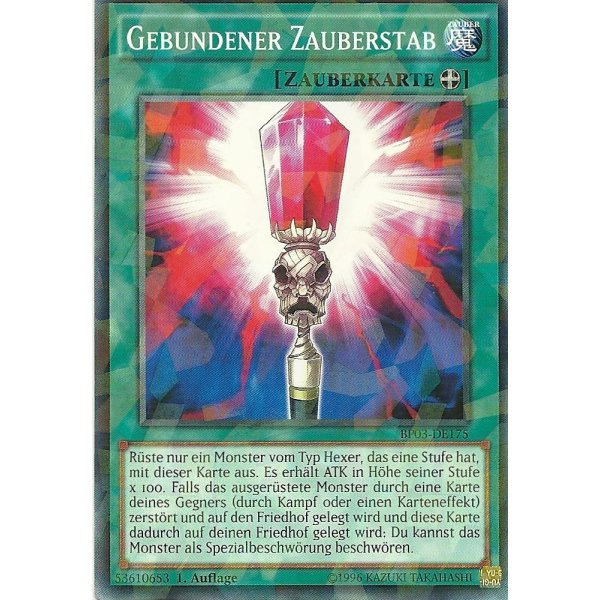 Gebundener Zauberstab SHATTERFOIL BP03-DE175