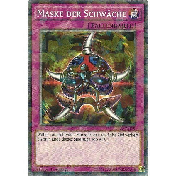 Maske der Schw&auml;che SHATTERFOIL BP03-DE190