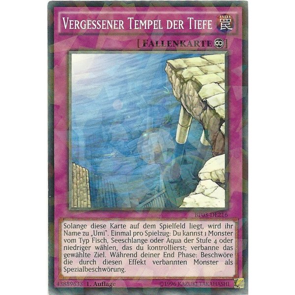 Vergessener Tempel der Tiefe SHATTERFOIL BP03-DE216
