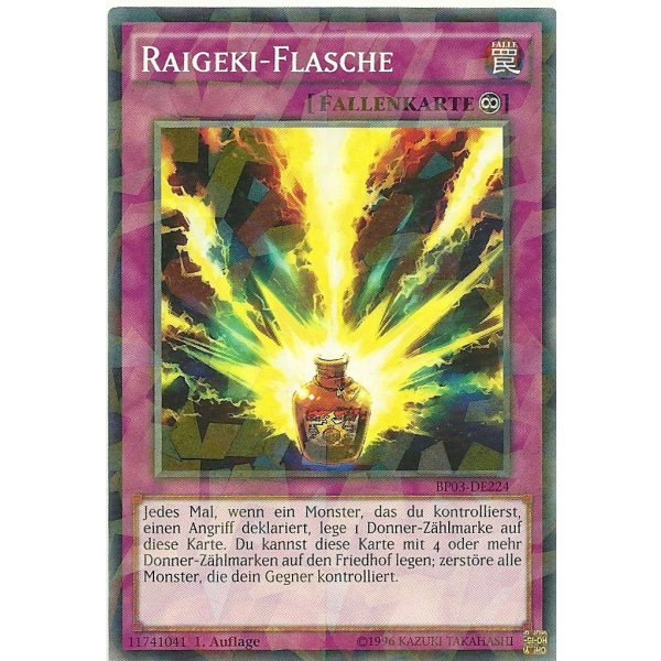 Raigeki-Flasche SHATTERFOIL BP03-DE224