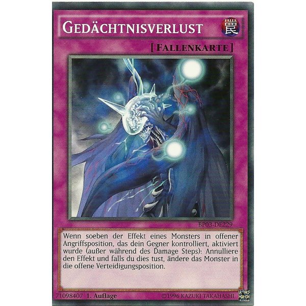 Ged&auml;chtnisverlust SHATTERFOIL BP03-DE229