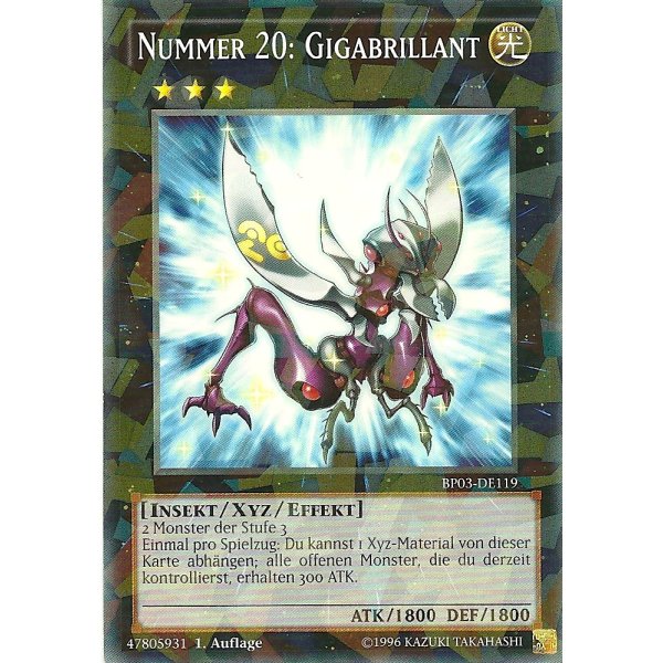 Nummer 20: Gigabrillant SHATTERFOIL BP03-DE119