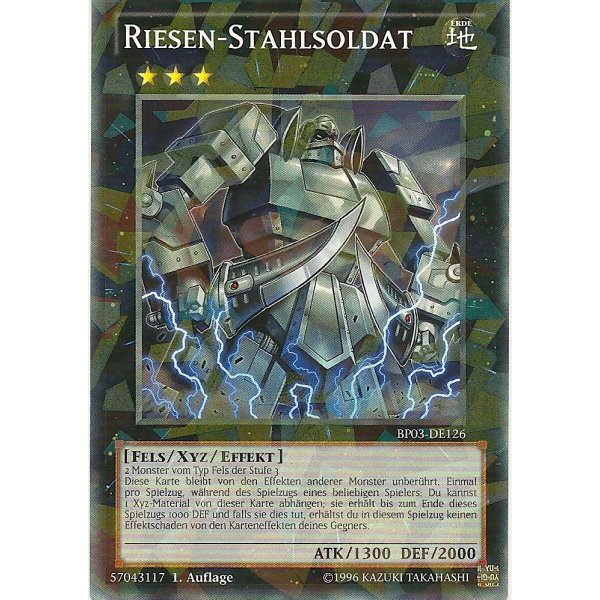 Riesen-Stahlsoldat SHATTERFOIL BP03-DE126