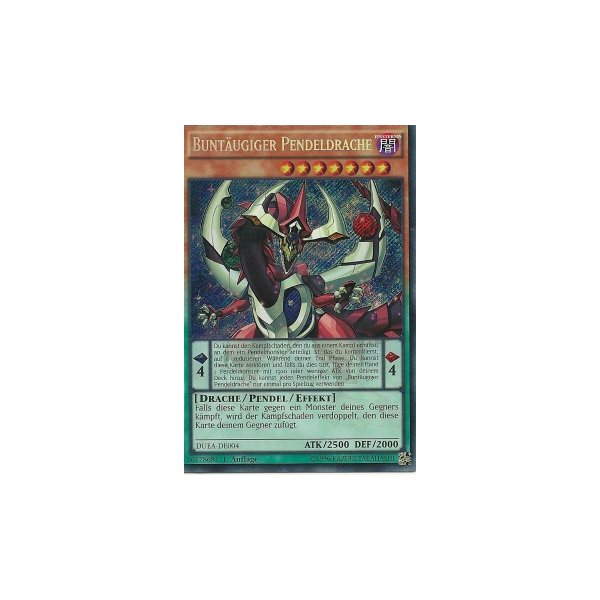 Bunt&auml;ugiger Pendeldrache (Secret Rare) DUEA-DE004scr