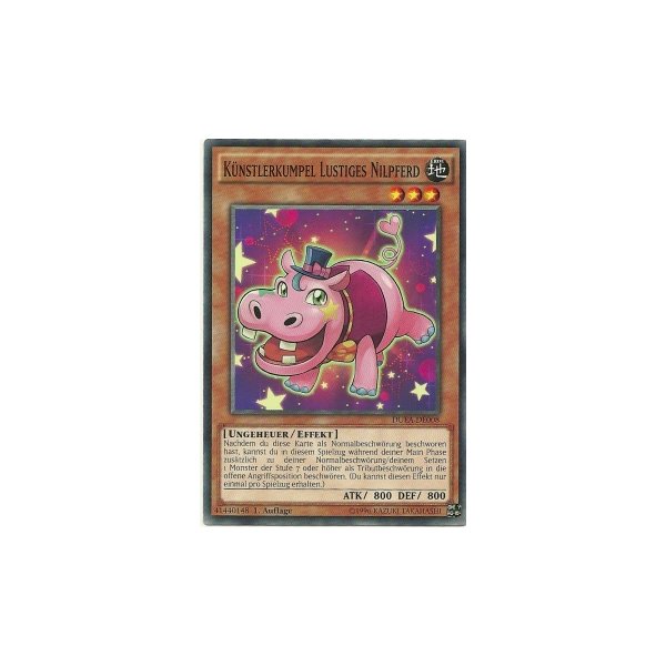 K&uuml;nstlerkumpel Lustiges Nilpferd DUEA-DE008