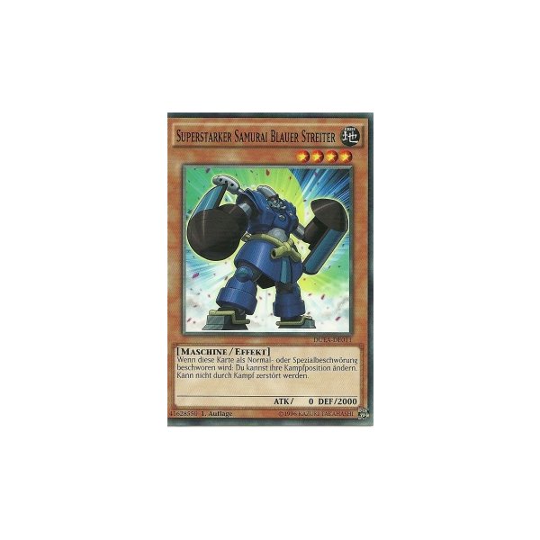 Superstarker Samurai Blauer Streiter DUEA-DE011