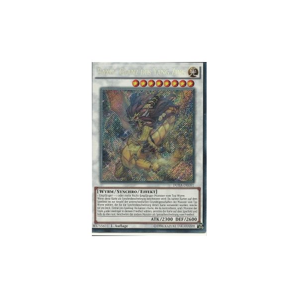 Baxia, Glanz des Yang Zing (Secret Rare) DUEA-DE051scr