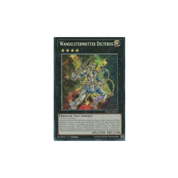 Wandelsternritter Delteros (Secret Rare) DUEA-DE053scr
