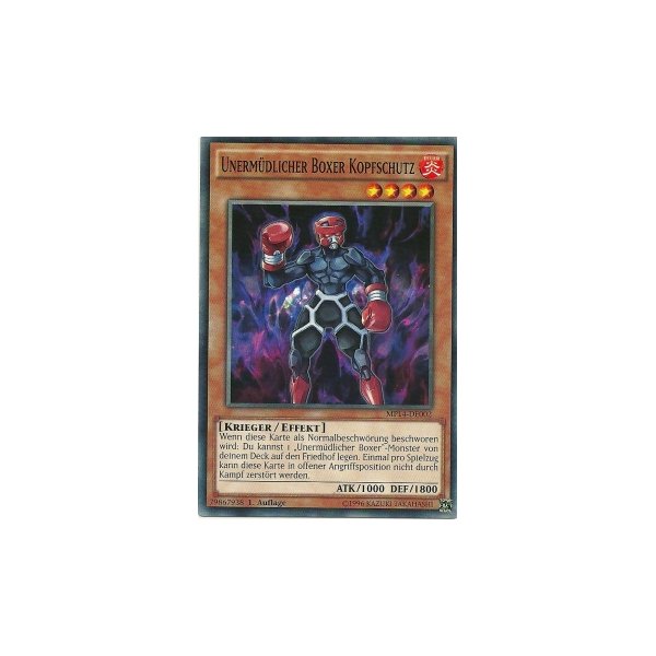 Unerm&uuml;dlicher Boxer Kopfschutz MP14-DE002