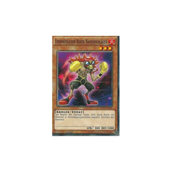 Unerm&uuml;dlicher Boxer Nackenschl&auml;ger MP14-DE131