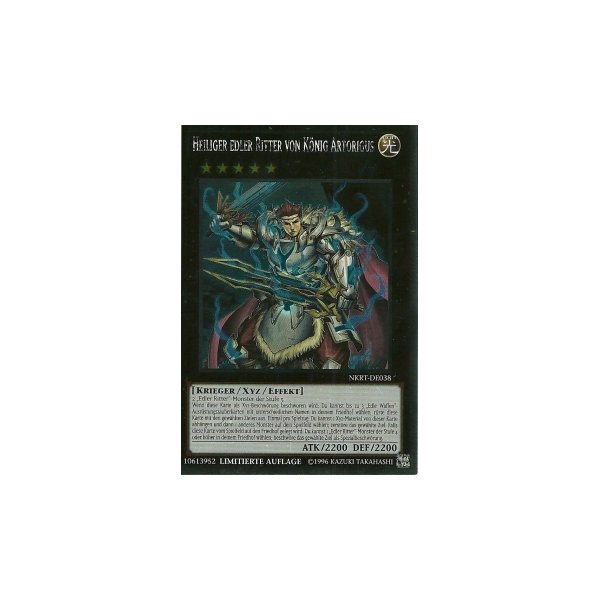 Heiliger Edler Ritter von K&ouml;nig Artorigus NKRT-DE038