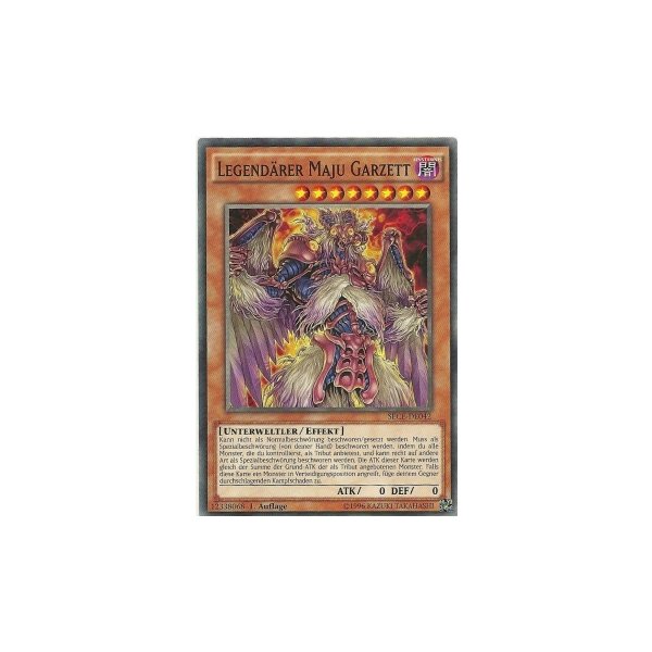 Legend&auml;rer Maju Garzett SECE-DE042