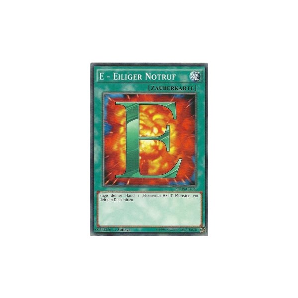 E - Eiliger Notruf SDHS-DE029