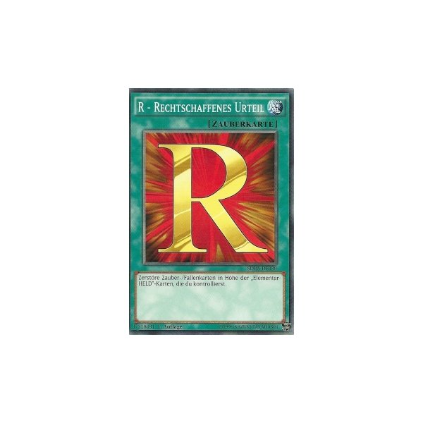R - Rechtschaffenes Urteil SDHS-DE030