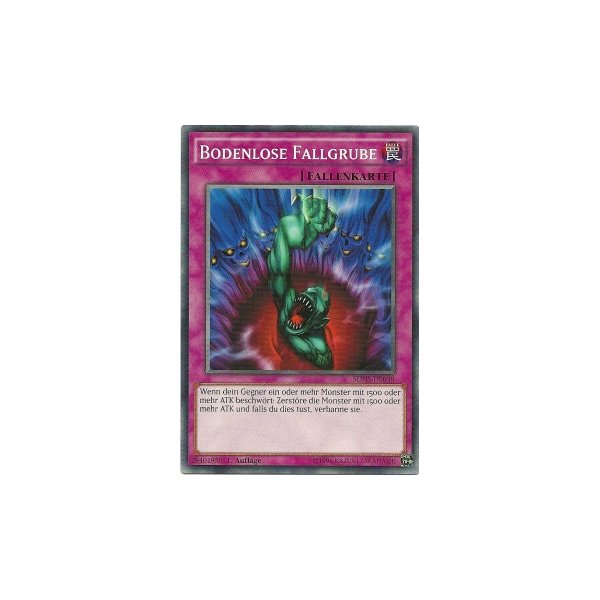 Bodenlose Fallgrube SDHS-DE038