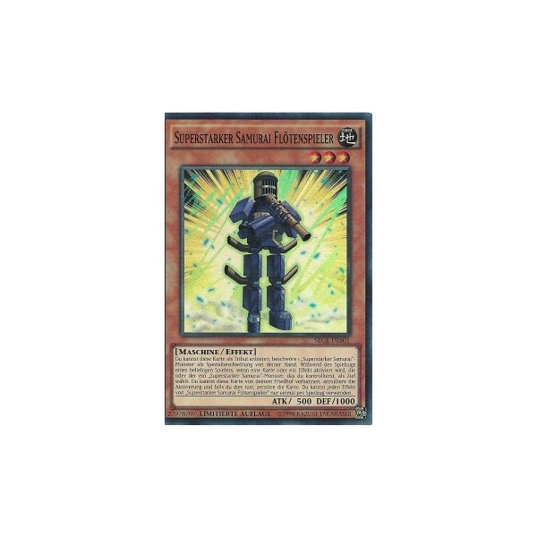 Superstarker Samurai Fl&ouml;tenspieler (Super Edition Version) SECE-DES01