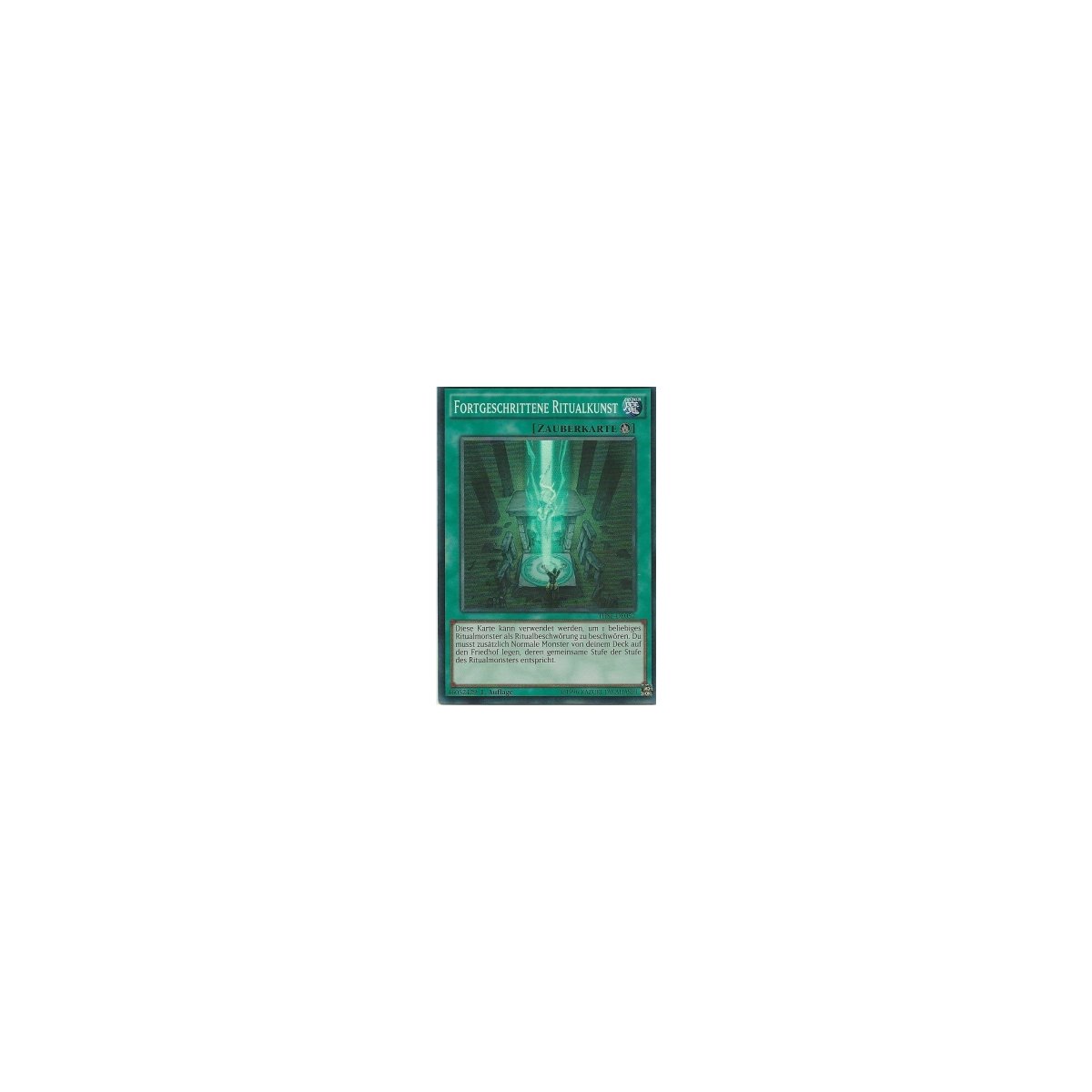 Fortgeschrittene Ritualkunst Deutsch Cardicuno Yu-Gi-Oh! Auflage 1 Mit Toploader Super Rare THSF-DE052