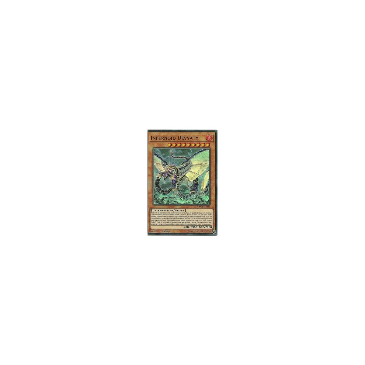 Yu-Gi-Oh! Carta Infernoid Pirmais (CROS-EN030) - Crossed Souls - 1st Edition - Ultra Rara