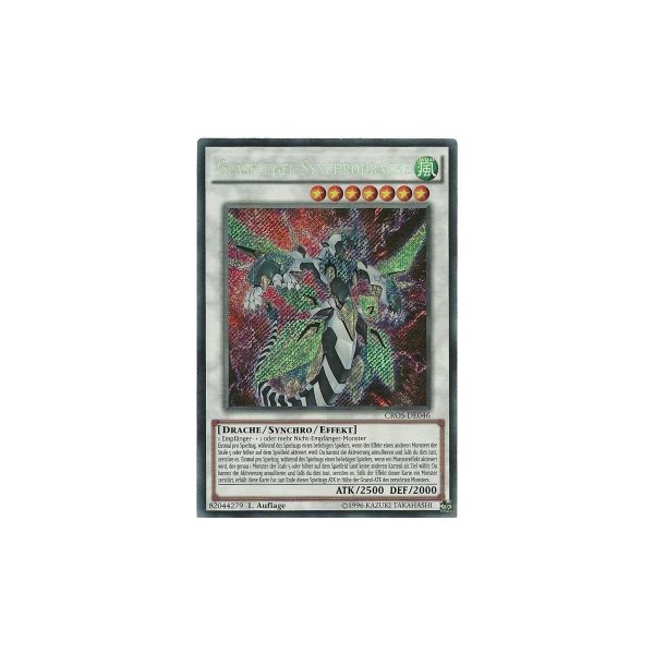 Glasfl&uuml;gel-Synchrodrache (Secret Rare) CROS-DE046