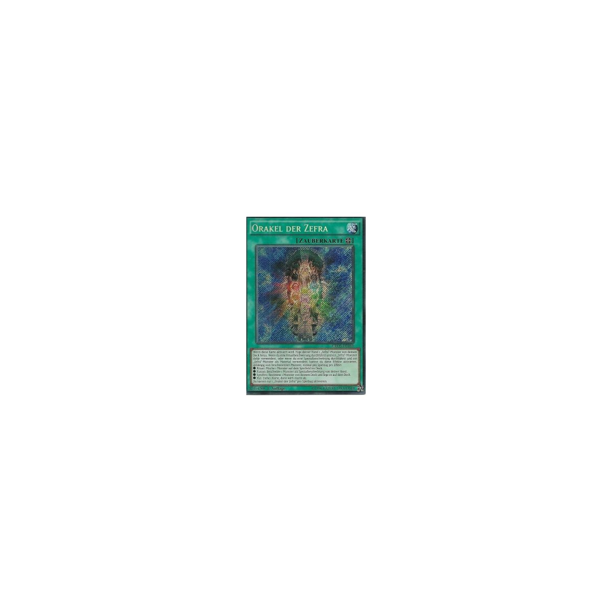 Yu-Gi-Oh! - Chosen Of Zefra (CROS-EN071) - Crossed Souls - 1st Edition - Common By Yu-Gi-Oh