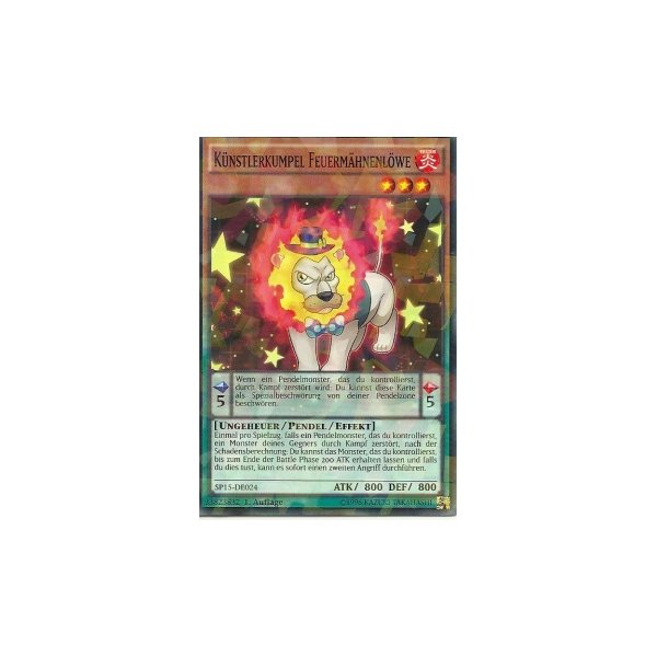 K&uuml;nstlerkumpel Feuerm&auml;hnenl&ouml;we SHATTERFOIL SP15-DE024