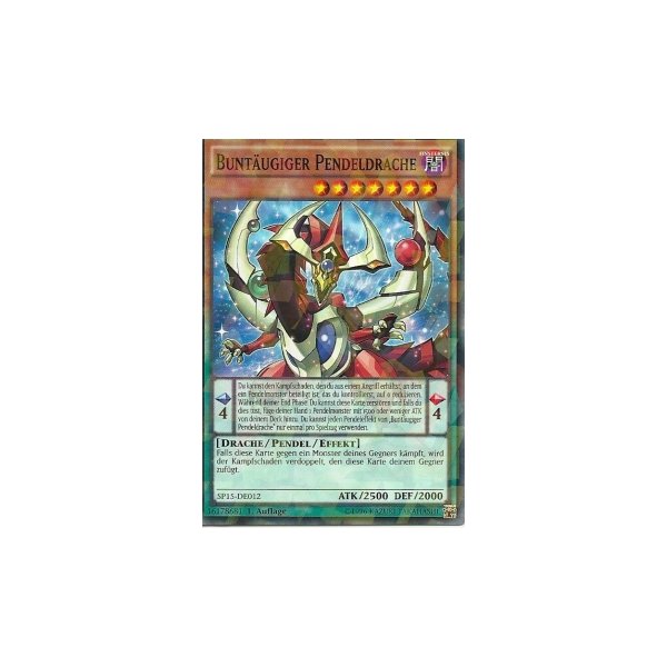 Bunt&auml;ugiger Pendeldrache SHATTERFOIL SP15-DE012