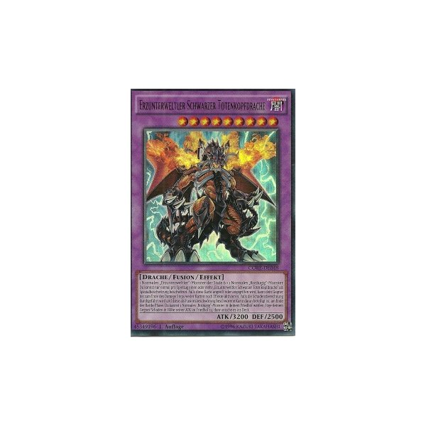 Erzunterweltler Schwarzer Totenkopfdrache (Ultra Rare) CORE-DE048