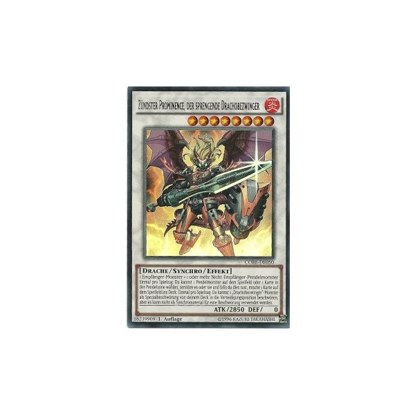 Z&uuml;ndster Prominence, der sprengende Drachobezwinger (Ultra Rare) CORE-DE050