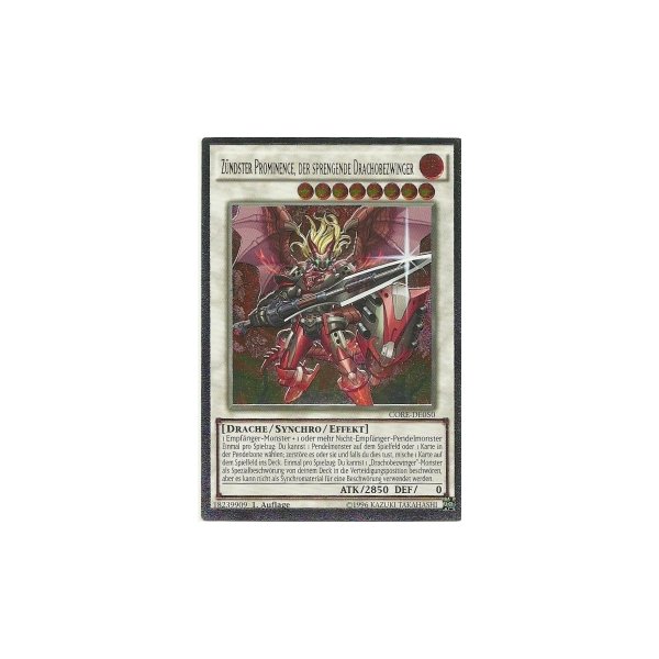 Z&uuml;ndster Prominence, der sprengende Drachobezwinger (Ultimate Rare) CORE-DE050umr