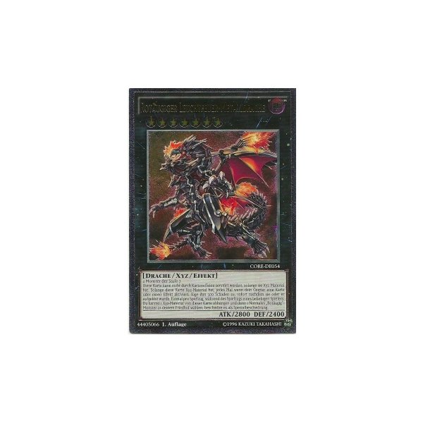 Rot&auml;ugiger Leuchtfeuer-Metalldrache (Ultimate Rare) CORE-DE054umr