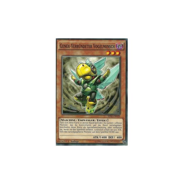 Genex-Verb&uuml;ndeter Vogelmensch SDSE-DE020