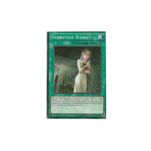 Verbotene Schrift MP15-DE038