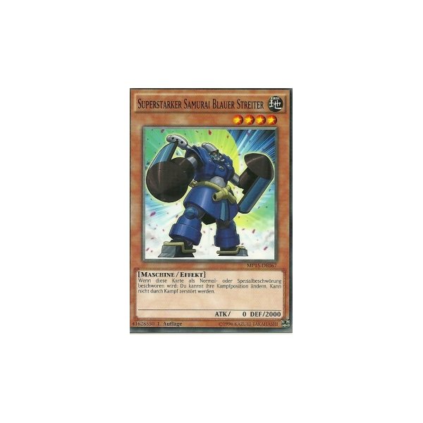 Superstarker Samurai Blauer Streiter MP15-DE067