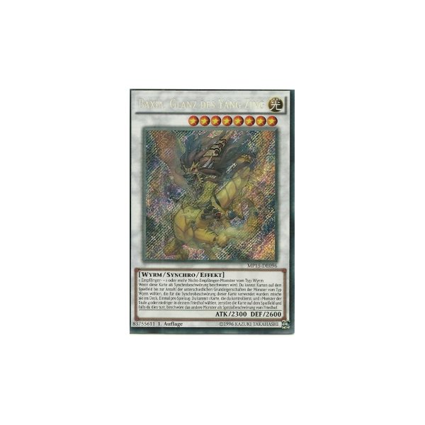 Baxia, Glanz des Yang Zing MP15-DE096