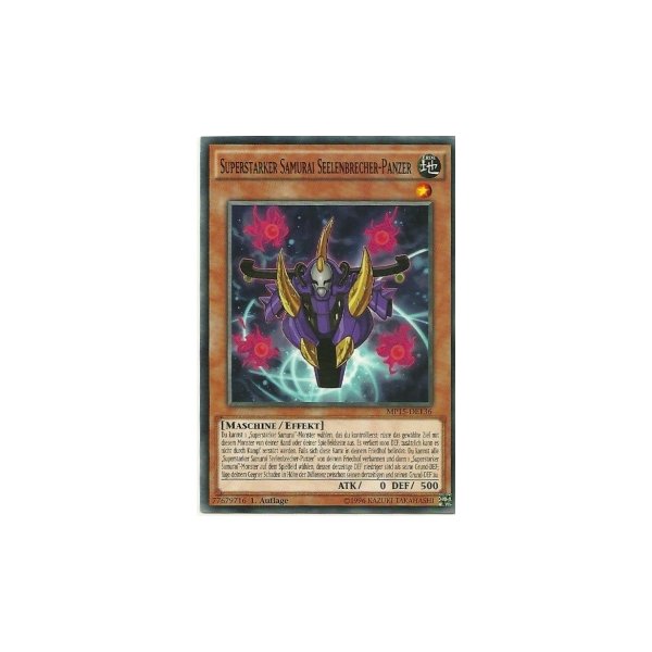 Superstarker Samurai Seelenbrecher-Panzer MP15-DE136