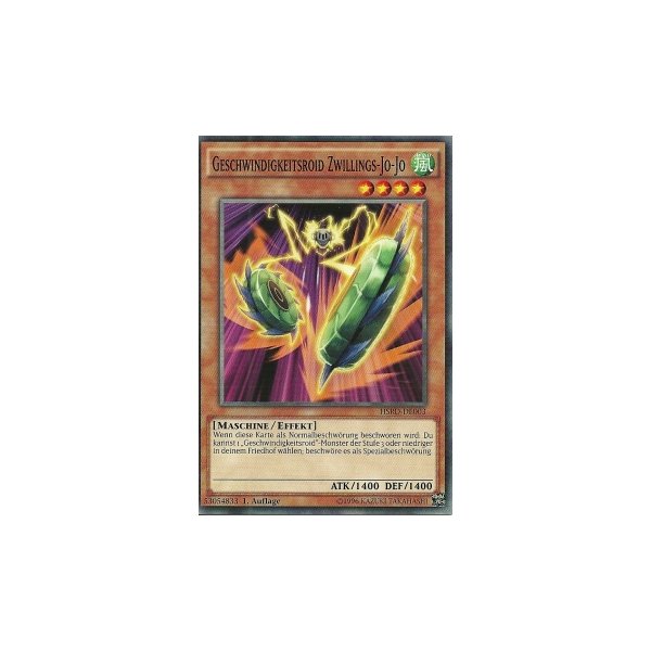 Geschwindigkeitsroid Zwillings-Jo-Jo HSRD-DE003