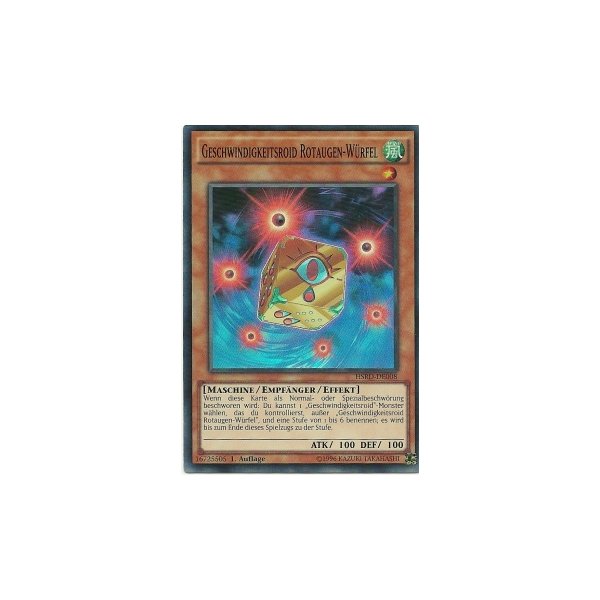 Geschwindigkeitsroid Rotaugen-W&uuml;rfel HSRD-DE008
