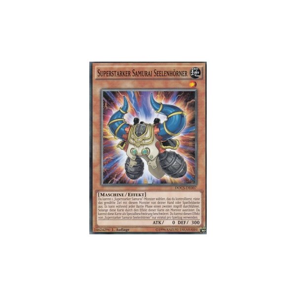 Superstarker Samurai Seelenh&ouml;rner DOCS-DE007