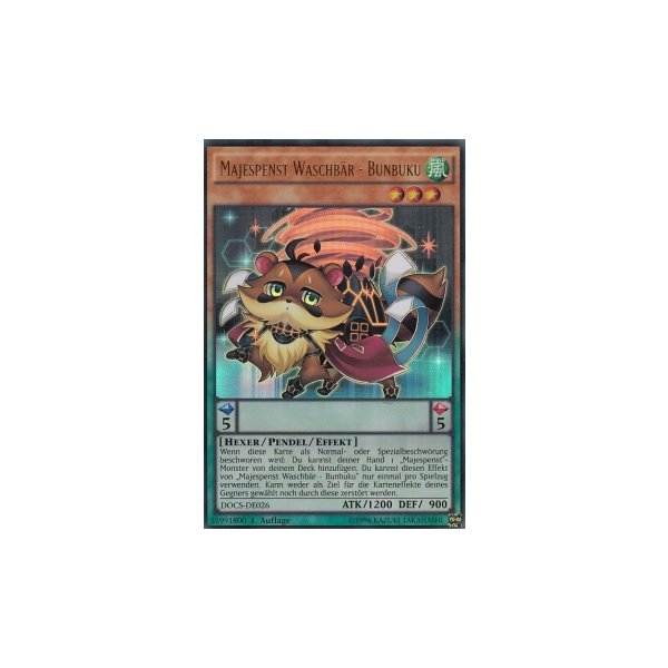 Majespenst Waschb&auml;r - Bunbuku DOCS-DE026