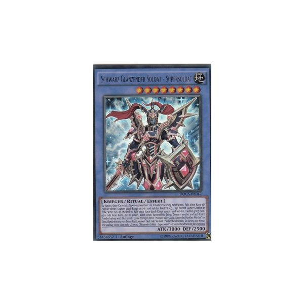 Schwarz Gl&auml;nzender Soldat - Supersoldat (Ultra Rare) DOCS-DE042