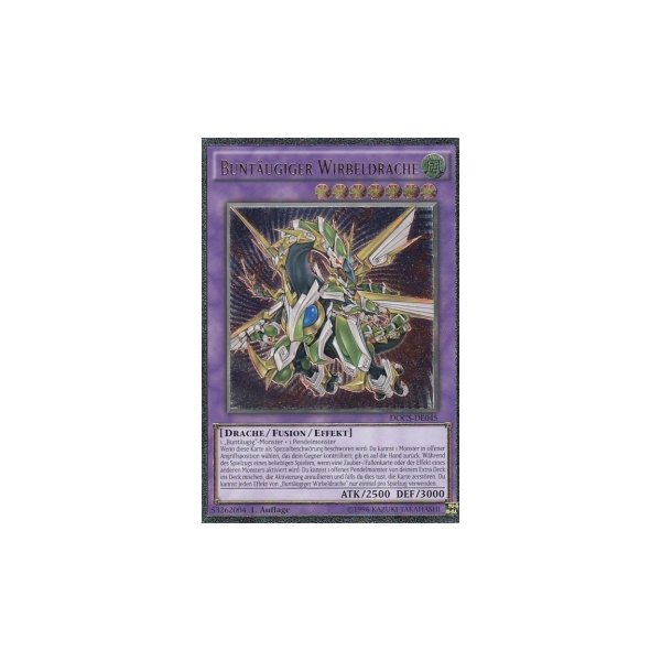 Bunt&auml;ugiger Wirbeldrache (Ultimate Rare) DOCS-DE045umr