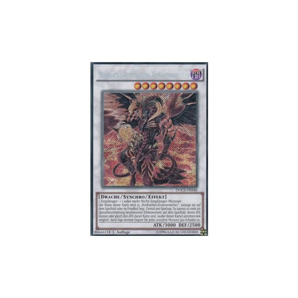 Narblicht-Rotdrachen-Erzunterweltler (Secret Rare) DOCS-DE046scr