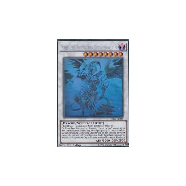 Narblicht-Rotdrachen-Erzunterweltler (Ghost Rare) DOCS-DE046gr
