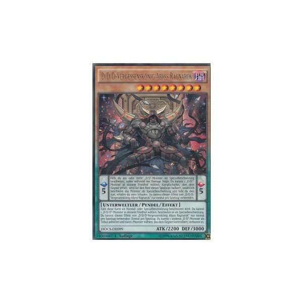 D/D/D-Vergessensk&ouml;nig Abyss Ragnarok DOCS-DE099