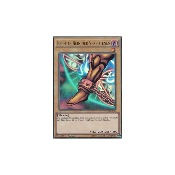 Rechtes Bein der Verbotenen YGLD-DEA18