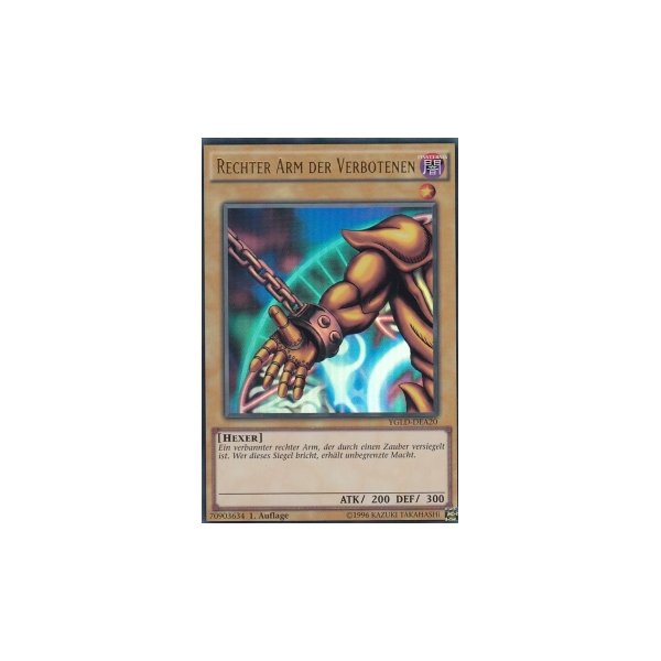 Rechter Arm der Verbotenen YGLD-DEA20